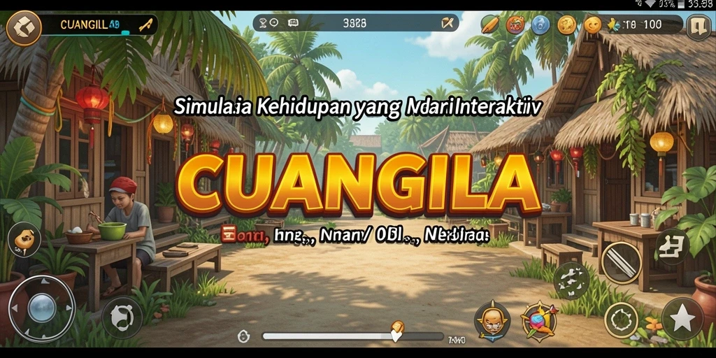 Tampilan gameplay CUANGILA yang menarik dengan berbagai aktivitas.