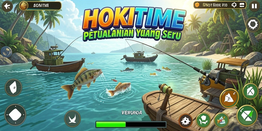 Tangkapan ikan terbesar dalam gameplay HOKITIME.