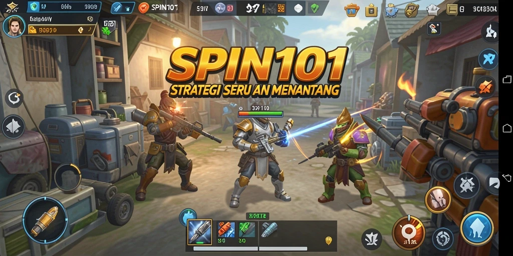 Tampilan gameplay SPIN101 yang penuh strategi dan tantangan.