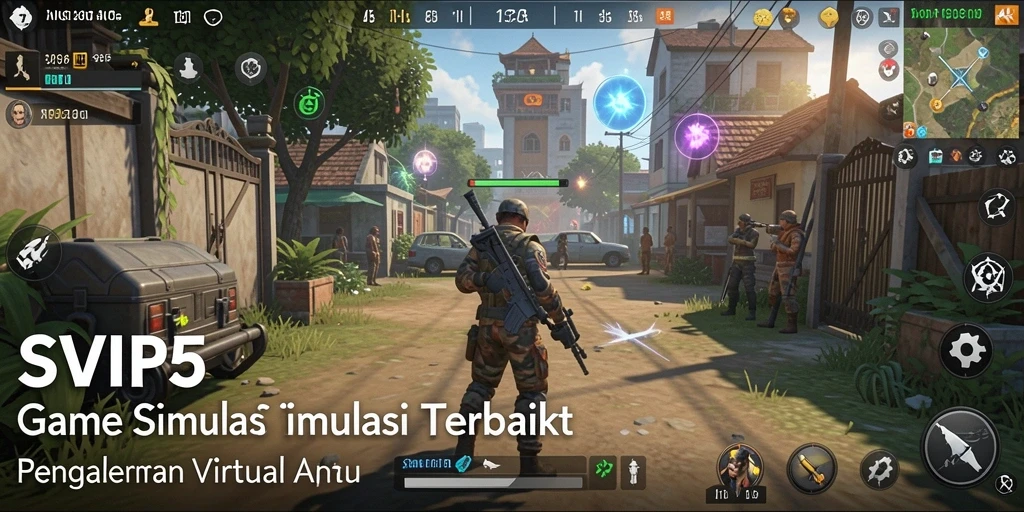 Tampilan gameplay SVIP5 yang menakjubkan dan interaktif.