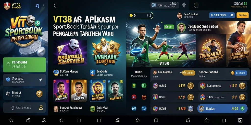 Tampilan gameplay VT38 yang menarik dan dinamis dalam taruhan olahraga.